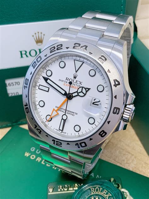 Rolex Explorer II White Dial Edelstahl Automatik Herrenuhr for £ 